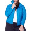 PELLY PLUS | WOMEN'S (RECYCLED) ULTRALIGHT WINDSHELL JACKET, BLUE (PLUS SIZE)