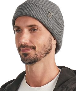 MUSKOKA | UNISEX CUFF BEANIE, HEATHER GREY