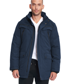 FRASER | MEN'S VEGAN DOWN (RECYCLED) PARKA, NAVY