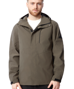 HUDSON | MEN'S RAIN JACKET, DARK OLIVE