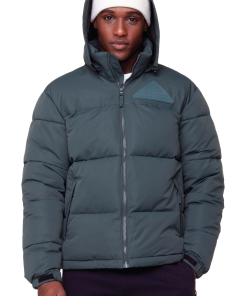 TUKTUT | MEN'S VEGAN DOWN (RECYCLED) PUFFER JACKET, FOREST GREEN