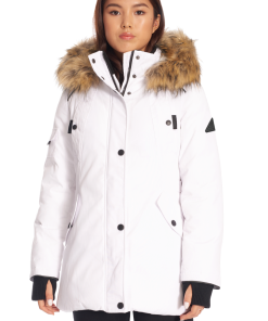 GLACIER | WOMEN'S VEGAN DOWN (RECYCLED) PARKA, WHITE