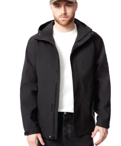 HUDSON | MEN'S RAIN JACKET, BLACK